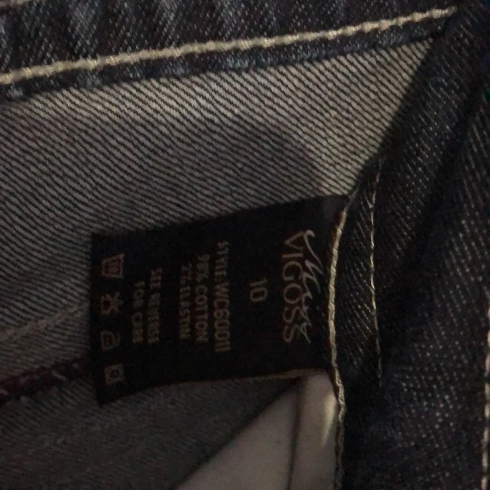 NWOT Miss Vigoss Crop jeans dark denim size 10 - Picture 4 of 8